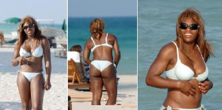 8 provoking photos: Serena Williams spends day with an unidentified man on the beach Serena Williams MIAMI BEACH, Florida
