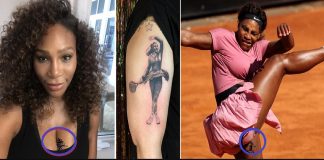Serena Williams: 4 Private Tattoos On Sensitive Part Of Her Body Serena Williams poses for unretouched tattoos