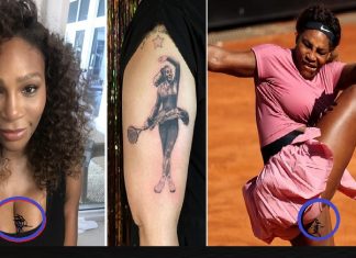 VIDEO: Serena Williams’ 4 Private Tattoos On Sensitive Part Of Her Body Serena Williams poses for unretouched tattoos