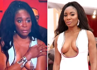 Venus Williams’ outrageous pictures — 10 talking points Venus Williams suffers major wardrobe malfunction in VERY low cut dress at Oscars