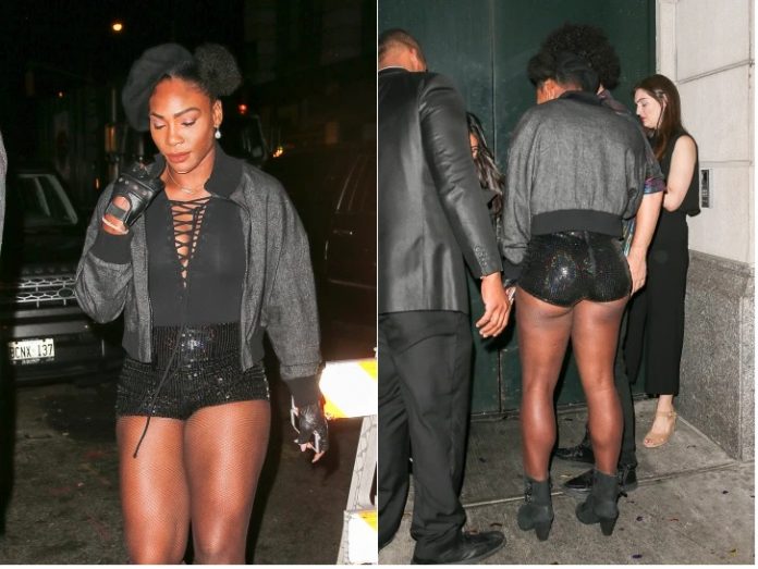 Serena Williams attends birthday party pics