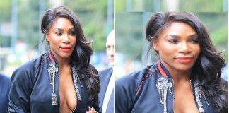 12 photos that prove Serena Williams is the most beautiful Tennis Star Serena Williams forgets to zip up her jacket as she steps out of hotel