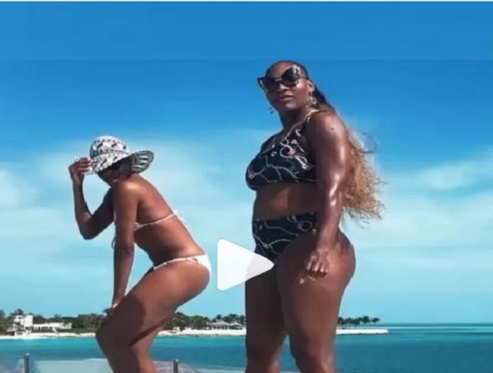 Dazzling Serena Venus Williams perform twerking on a yacht