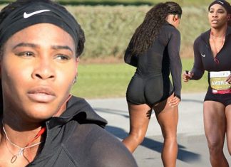 Serena Williams laments: “My A$$ is too big & heavy… It limits my speed” Serena Williams competes in Miami Beach asset race