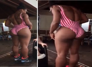 Serena Williams flashes her pants and got everyone talking Serena Williams shows off toned bod in a swimsuit