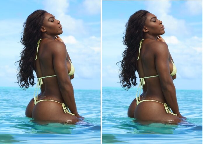 Serena Williams dares to bare in SI Swim shoot pic
