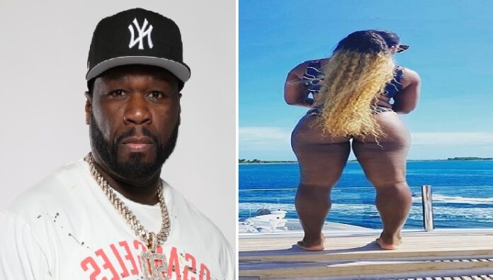 50 Cent with Serena Williams pics