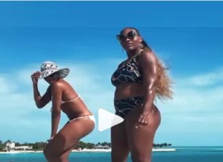 WATCH: Venus Williams dazzles in a gold mini dress – and her boots are unreal Dazzling Serena Venus Williams perform twerking on a yacht