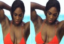 WATCH: Serena Williams accidentally flashes her Push Up Bra — 5 talking points Serena Williams puts on leggy display in a tiny black leotard