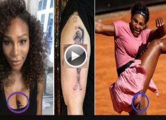 Serena Williams’ 4 Private Tattoos On Sensitive Part Of Her Body — 5 talking points Serena Williams tattoo