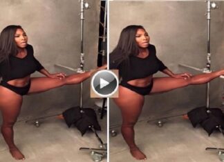 WATCH Dazzling Serena Williams perform Six eye-popping splits Serena Williams split