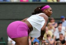 “My Ass is half my weight, can’t run properly” – Serena Williams Serena Williams tennis court pics